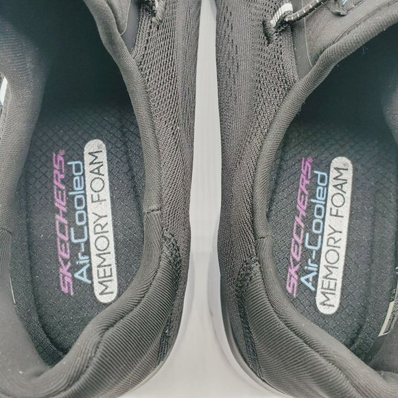 New Skechers Womens sz 10 Black Memory Foam - Picture 8 of 9
